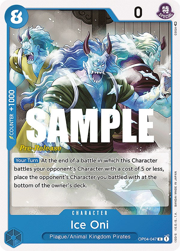 Ice Oni [Kingdoms of Intrigue Pre-Release Cards] | Silver Goblin