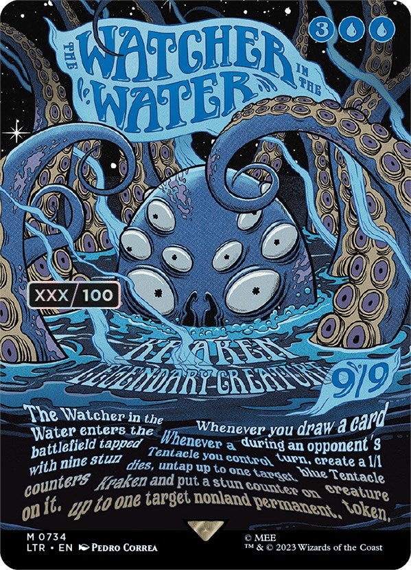The Watcher in the Water (Borderless Poster) (Serialized) [The Lord of the Rings: Tales of Middle-Earth] | Silver Goblin