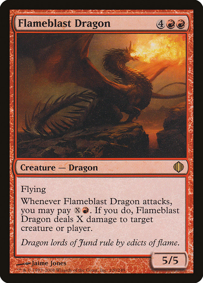 Flameblast Dragon [Shards of Alara] | Silver Goblin