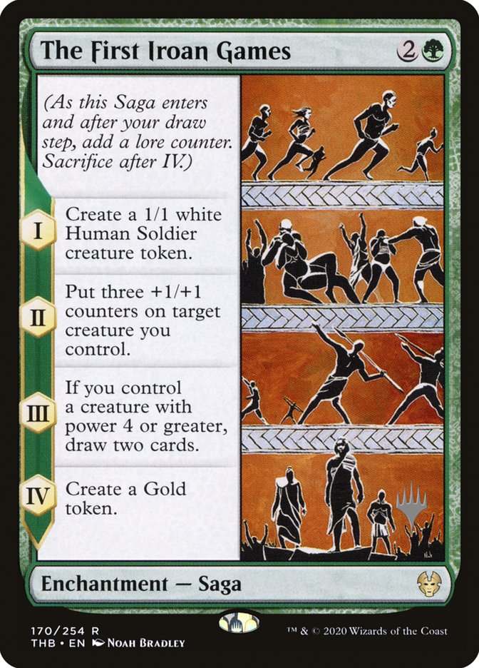 The First Iroan Games (Promo Pack) [Theros Beyond Death Promos] | Silver Goblin