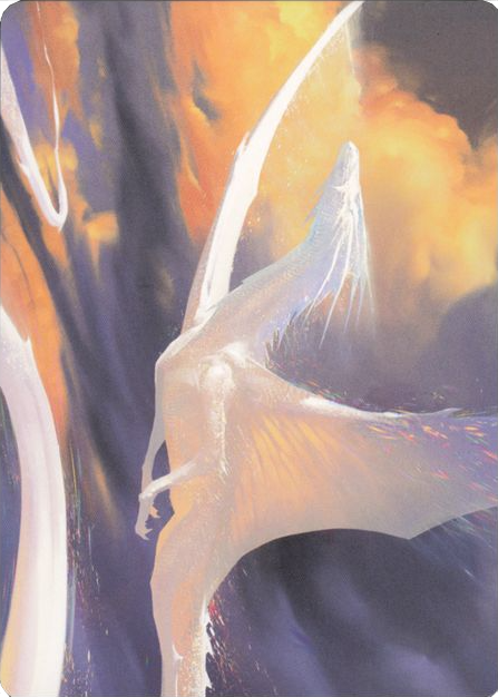 Timeless Dragon Art Card [Modern Horizons 2 Art Series] | Silver Goblin