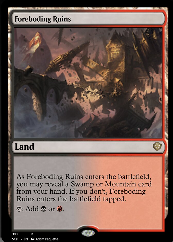 Foreboding Ruins [Starter Commander Decks] | Silver Goblin
