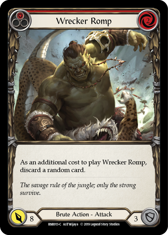 Wrecker Romp (Red) [RNR013-C] (Rhinar Hero Deck)  1st Edition Normal | Silver Goblin