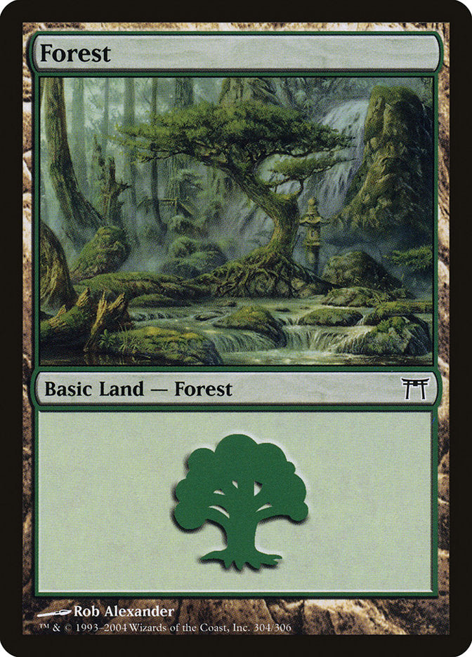Forest (304) [Champions of Kamigawa] | Silver Goblin