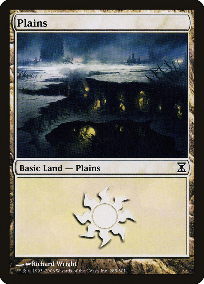Plains (285) [Time Spiral] | Silver Goblin
