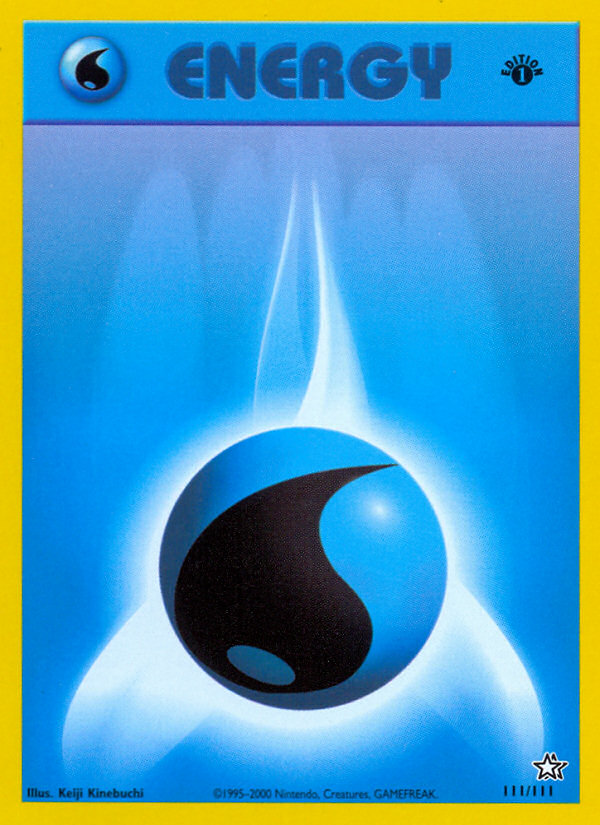 Water Energy (111/111) [Neo Genesis 1st Edition] | Silver Goblin