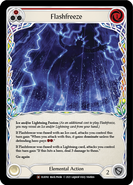 Flashfreeze [U-ELE092] (Tales of Aria Unlimited)  Unlimited Rainbow Foil | Silver Goblin