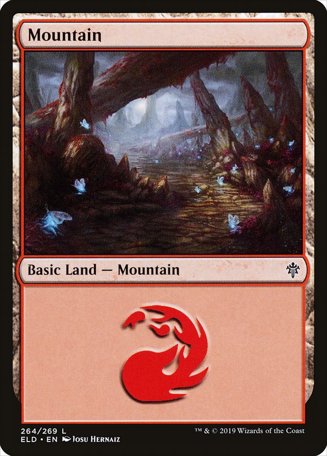 Mountain (264) [Throne of Eldraine] | Silver Goblin