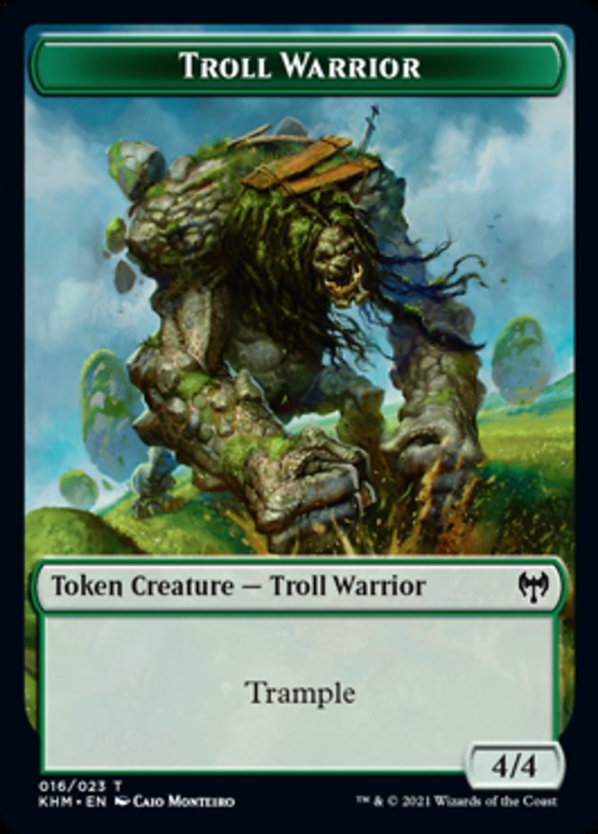 Troll Warrior Token [Kaldheim Tokens] | Silver Goblin