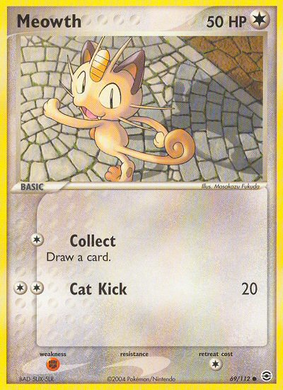 Meowth (69/112) [EX: FireRed & LeafGreen] | Silver Goblin