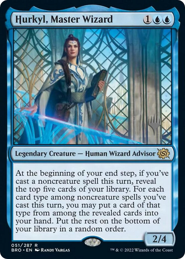 Hurkyl, Master Wizard (Promo Pack) [The Brothers' War Promos] | Silver Goblin