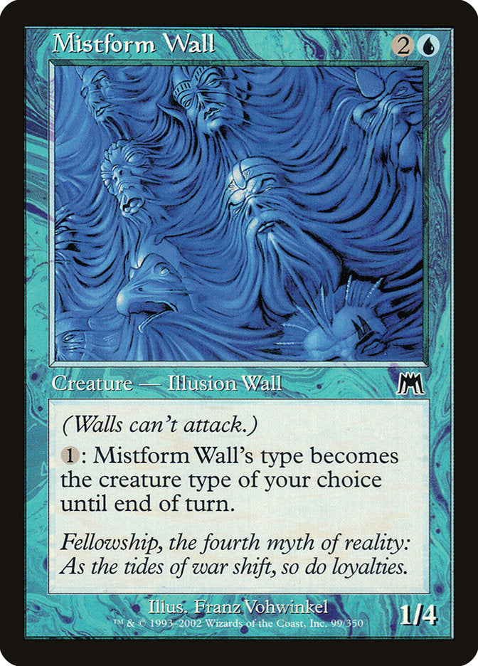 Mistform Wall [Onslaught] | Silver Goblin