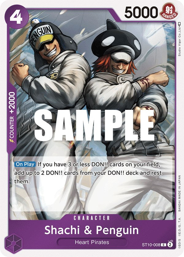Shachi & Penguin [Ultimate Deck - The Three Captains] | Silver Goblin