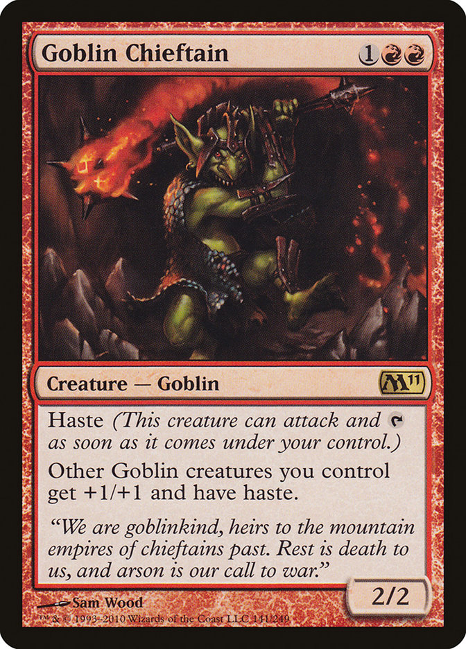 Goblin Chieftain [Magic 2011] | Silver Goblin