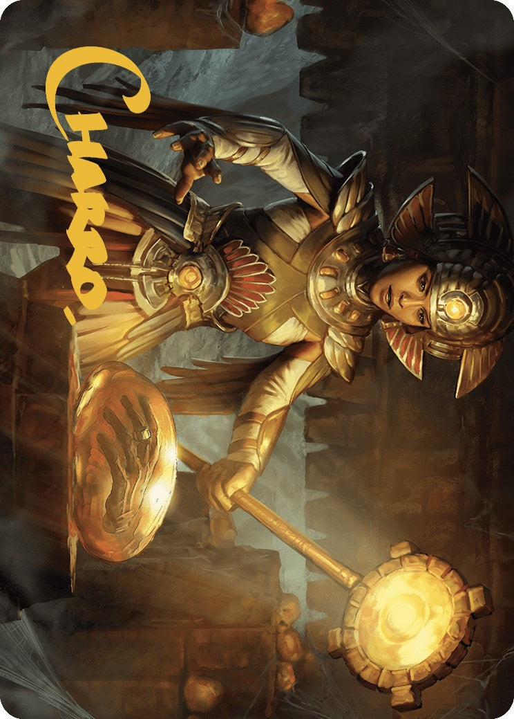 Curator of Sun's Creation Art Card (Gold-Stamped Signature) [The Lost Caverns of Ixalan Art Series] | Silver Goblin