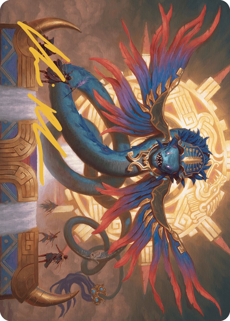 Ojer Pakpatiq, Deepest Epoch Art Card (13/81) (Gold-Stamped Signature) [The Lost Caverns of Ixalan Art Series] | Silver Goblin