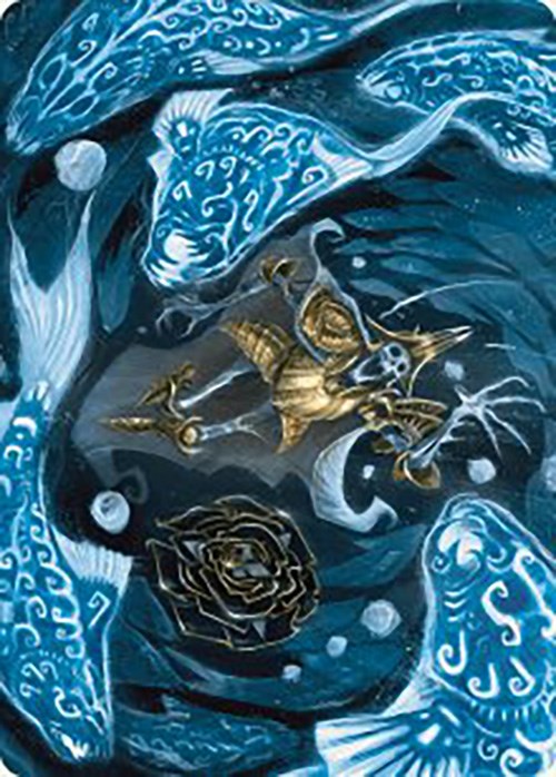 Eaten by Piranhas Art Card [The Lost Caverns of Ixalan Art Series] | Silver Goblin