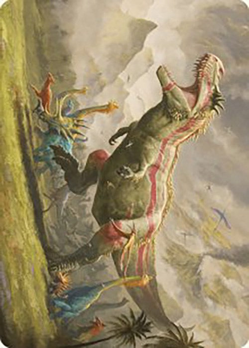 Ghalta, Stampede Tyrant Art Card [The Lost Caverns of Ixalan Art Series] | Silver Goblin