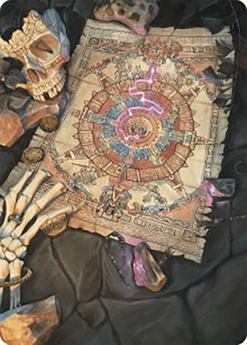 Map Token Art Card [The Lost Caverns of Ixalan Art Series] | Silver Goblin