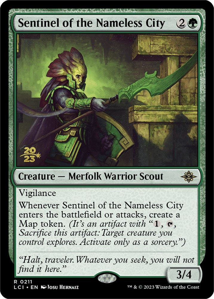 Sentinel of the Nameless City [The Lost Caverns of Ixalan Prerelease Cards] | Silver Goblin