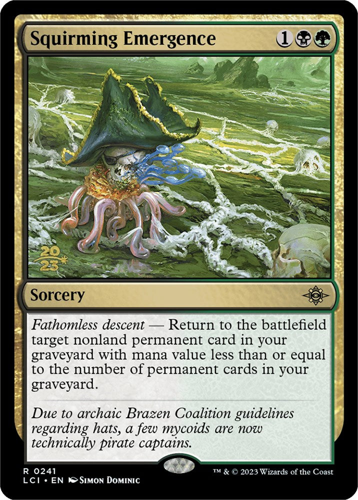 Squirming Emergence [The Lost Caverns of Ixalan Prerelease Cards] | Silver Goblin