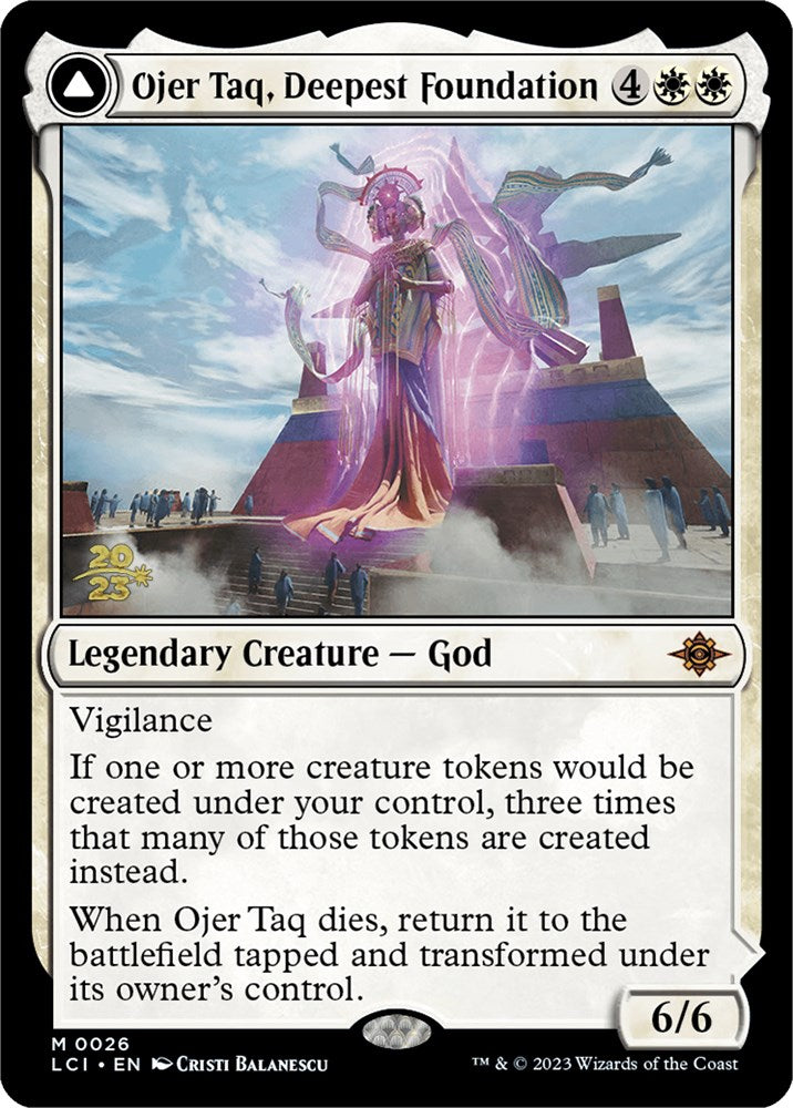 Ojer Taq, Deepest Foundation // Temple of Civilization [The Lost Caverns of Ixalan Prerelease Cards] | Silver Goblin