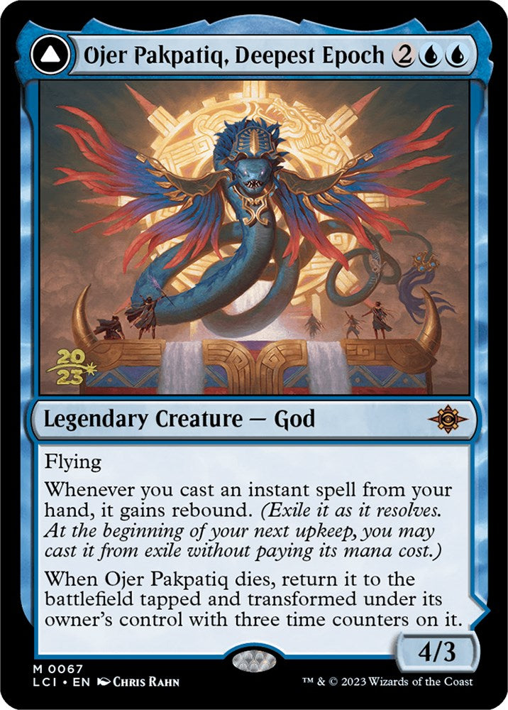 Ojer Pakpatiq, Deepest Epoch // Temple of Cyclical Time [The Lost Caverns of Ixalan Prerelease Cards] | Silver Goblin