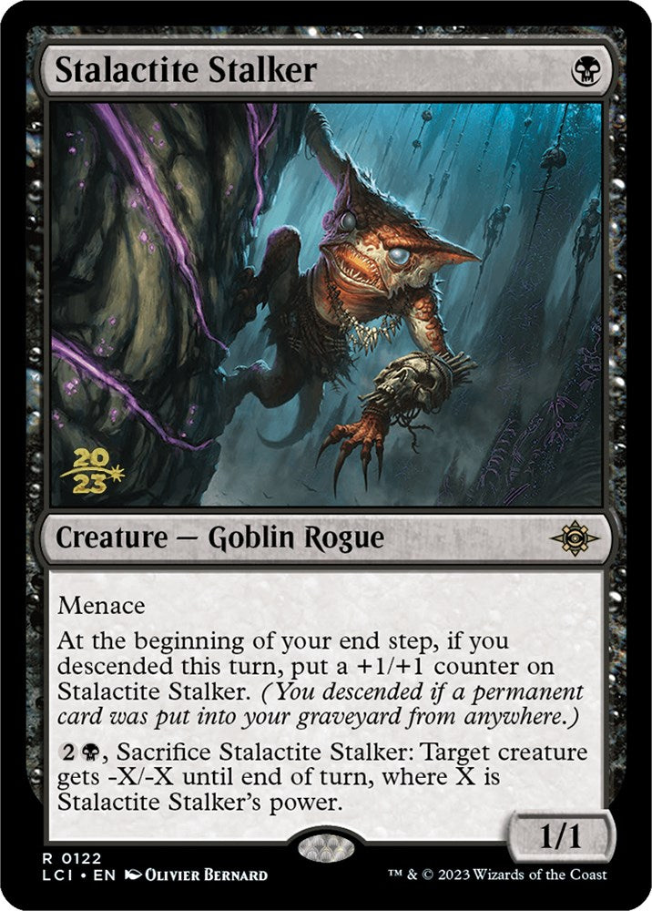 Stalactite Stalker [The Lost Caverns of Ixalan Prerelease Cards] | Silver Goblin