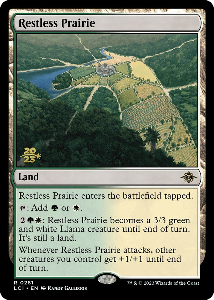 Restless Prairie [The Lost Caverns of Ixalan Prerelease Cards] | Silver Goblin