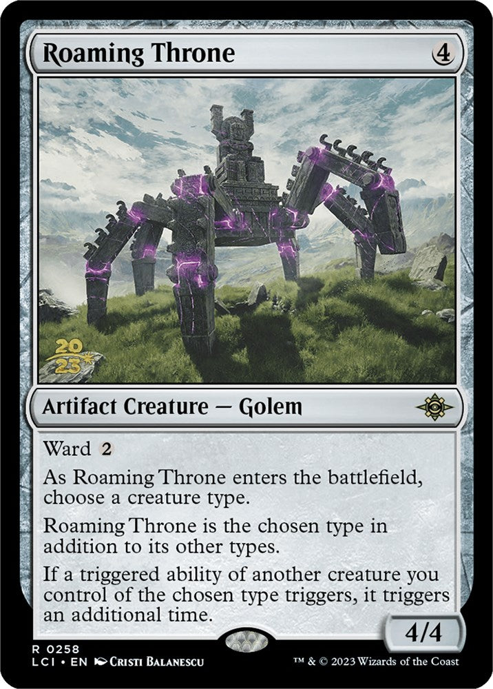 Roaming Throne [The Lost Caverns of Ixalan Prerelease Cards] | Silver Goblin