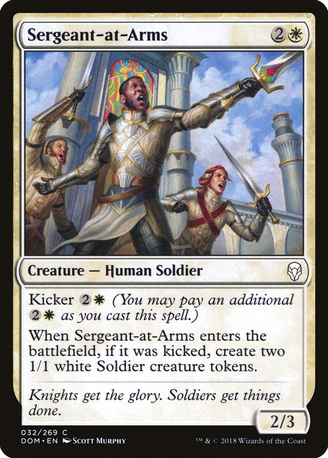 Sergeant-at-Arms [Dominaria] | Silver Goblin
