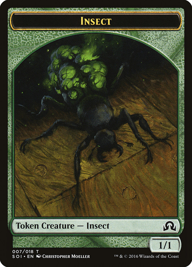 Insect Token [Shadows over Innistrad Tokens] | Silver Goblin