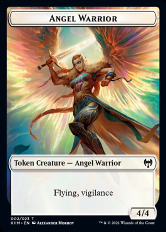 Angel Warrior Token [Kaldheim Tokens] | Silver Goblin