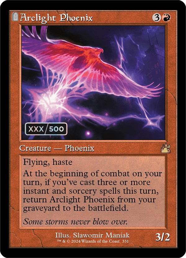Arclight Phoenix (Retro) (Serialized) [Ravnica Remastered] | Silver Goblin