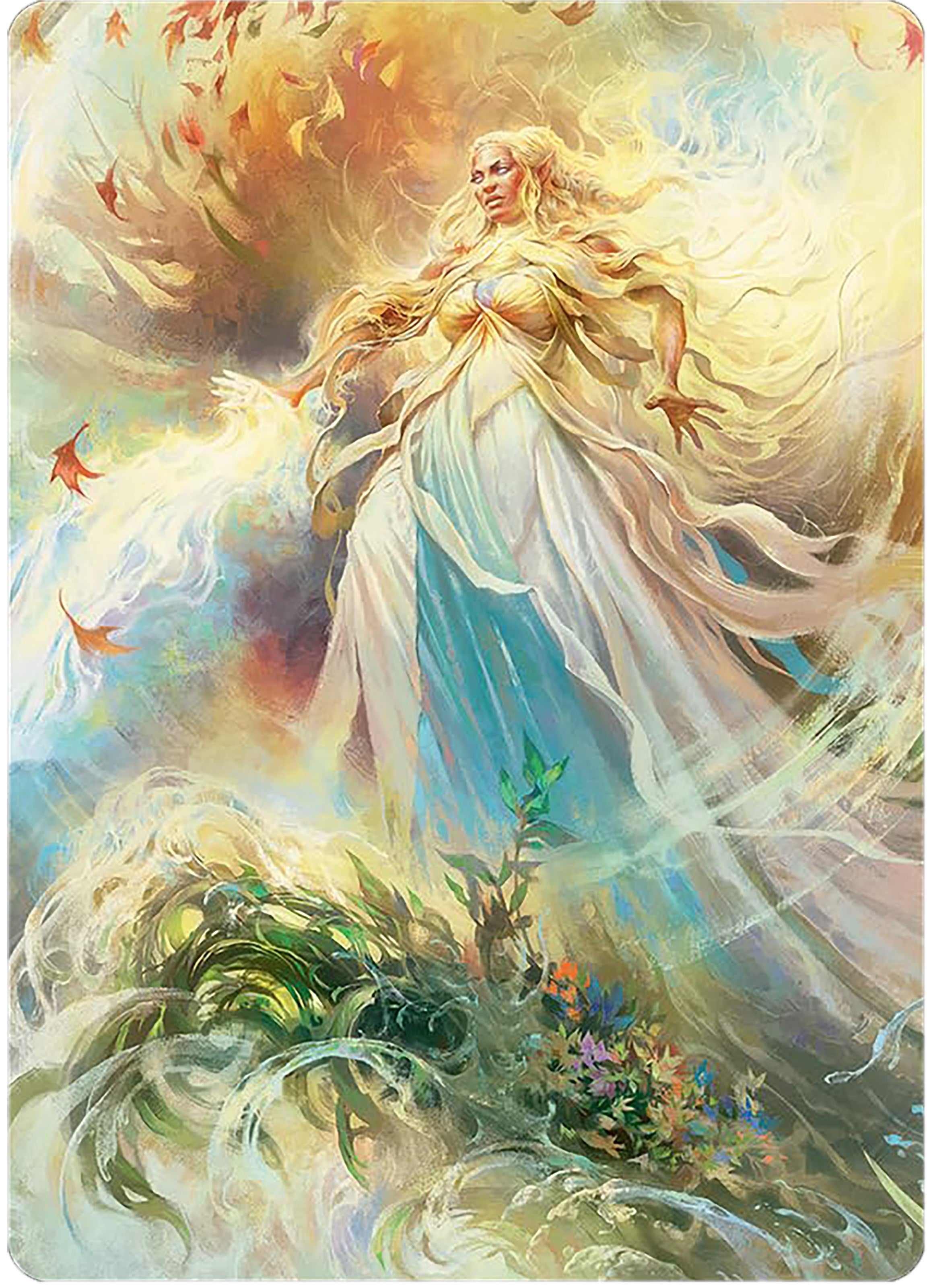 Galadriel, Light of Valinor Art Card [The Lord of the Rings: Tales of Middle-earth Art Series] | Silver Goblin