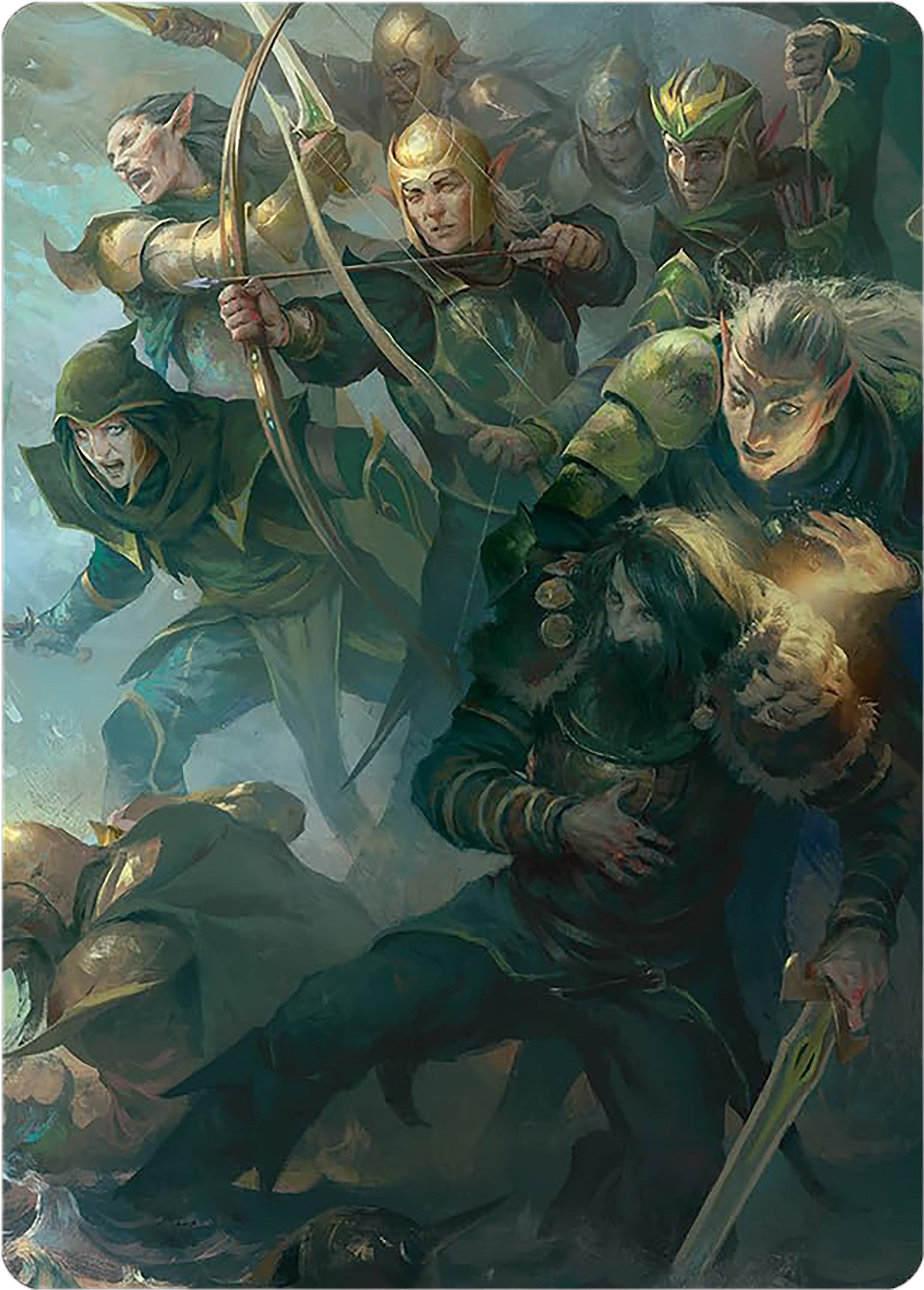 Galadhrim Brigade Art Card [The Lord of the Rings: Tales of Middle-earth Art Series] | Silver Goblin