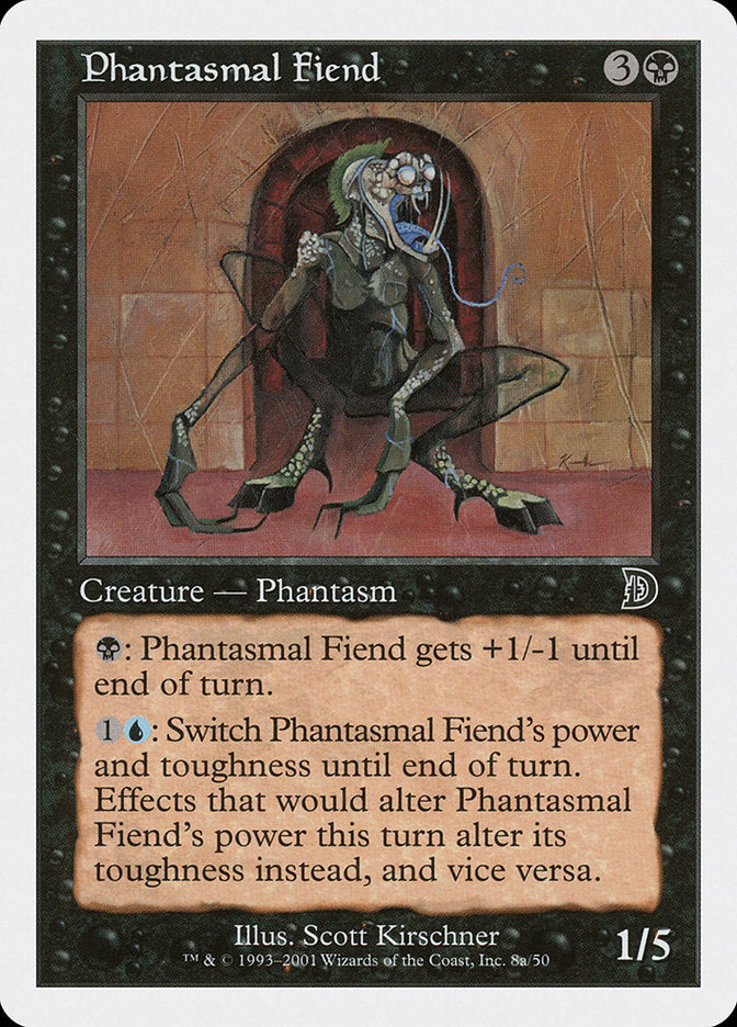 Phantasmal Fiend (Standing) [Deckmasters] | Silver Goblin