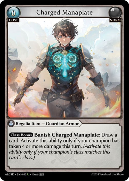 Charged Manaplate (15) [Alchemical Revolution: Starter Decks] | Silver Goblin