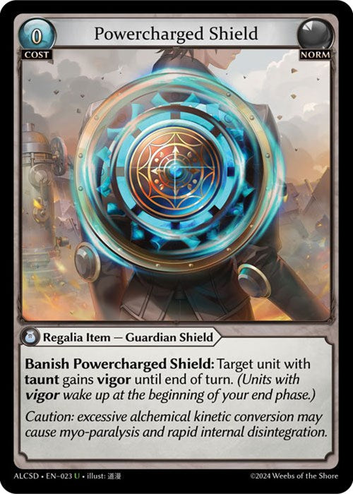 Powercharged Shield (23) [Alchemical Revolution: Starter Decks] | Silver Goblin