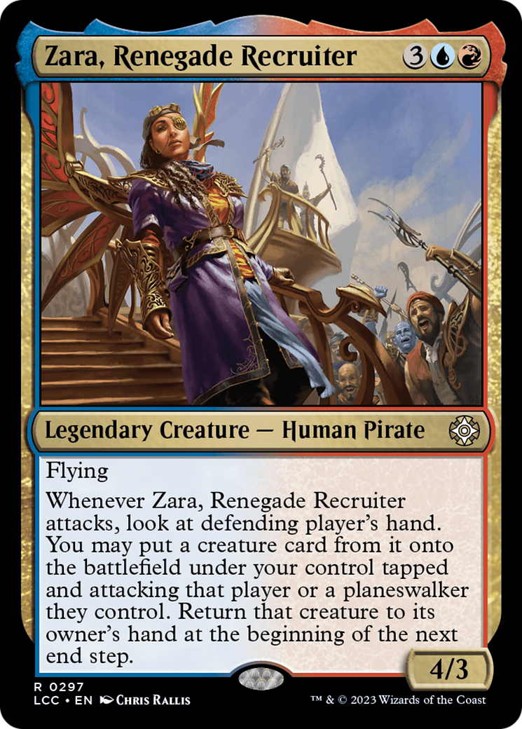 Zara, Renegade Recruiter [The Lost Caverns of Ixalan Commander] | Silver Goblin