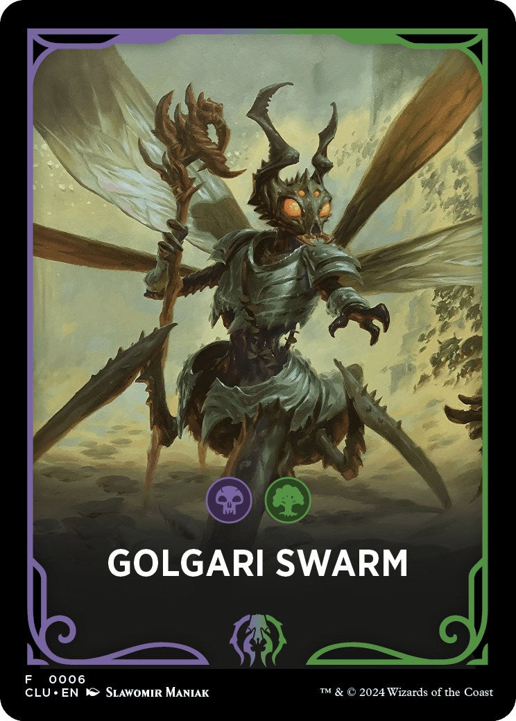 Golgari Swarm Theme Card [Ravnica: Clue Edition Tokens] | Silver Goblin