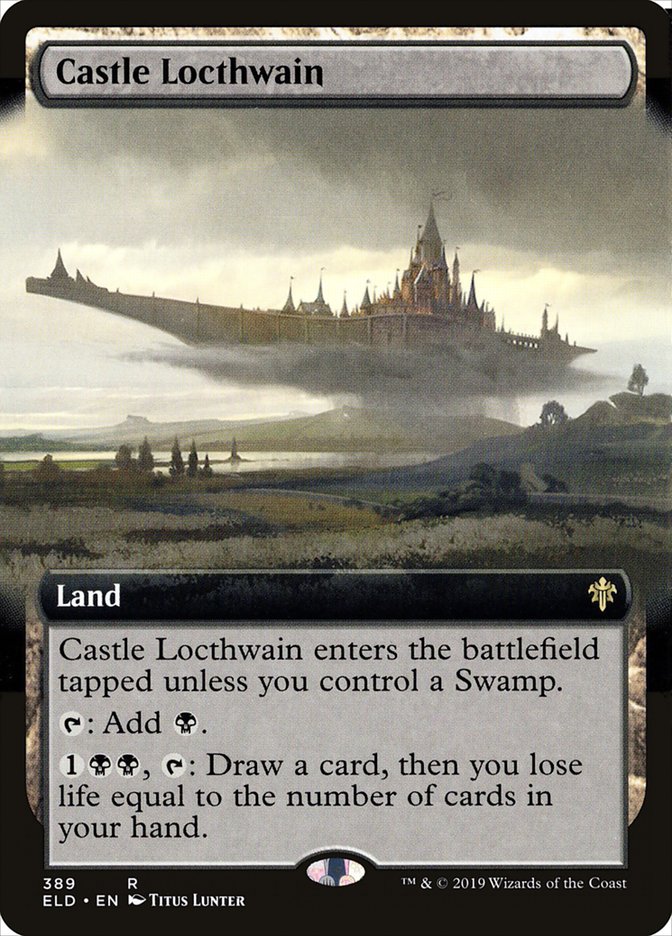 Castle Locthwain (Extended Art) [Throne of Eldraine] | Silver Goblin