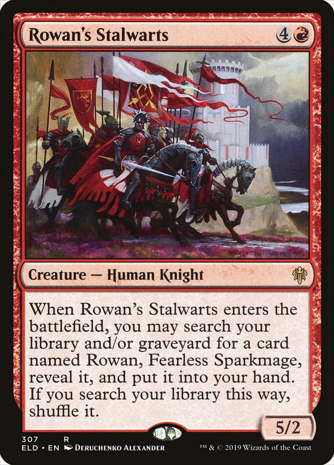 Rowan's Stalwarts [Throne of Eldraine] | Silver Goblin