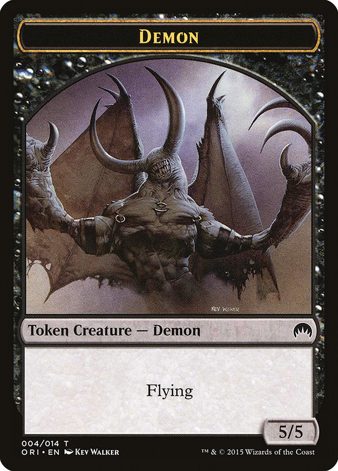 Demon Token [Magic Origins Tokens] | Silver Goblin