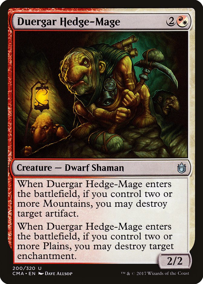 Duergar Hedge-Mage [Commander Anthology] | Silver Goblin