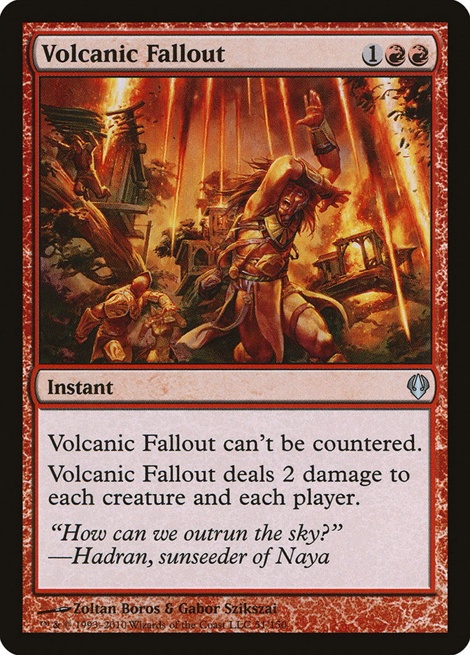 Volcanic Fallout [Archenemy] | Silver Goblin
