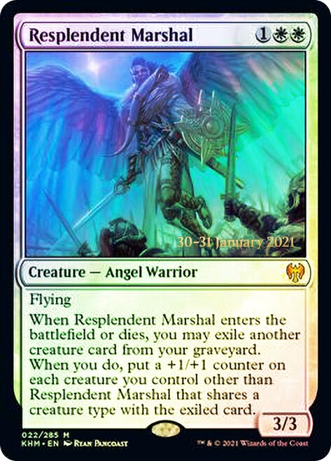 Resplendent Marshal [Kaldheim Prerelease Promos] | Silver Goblin