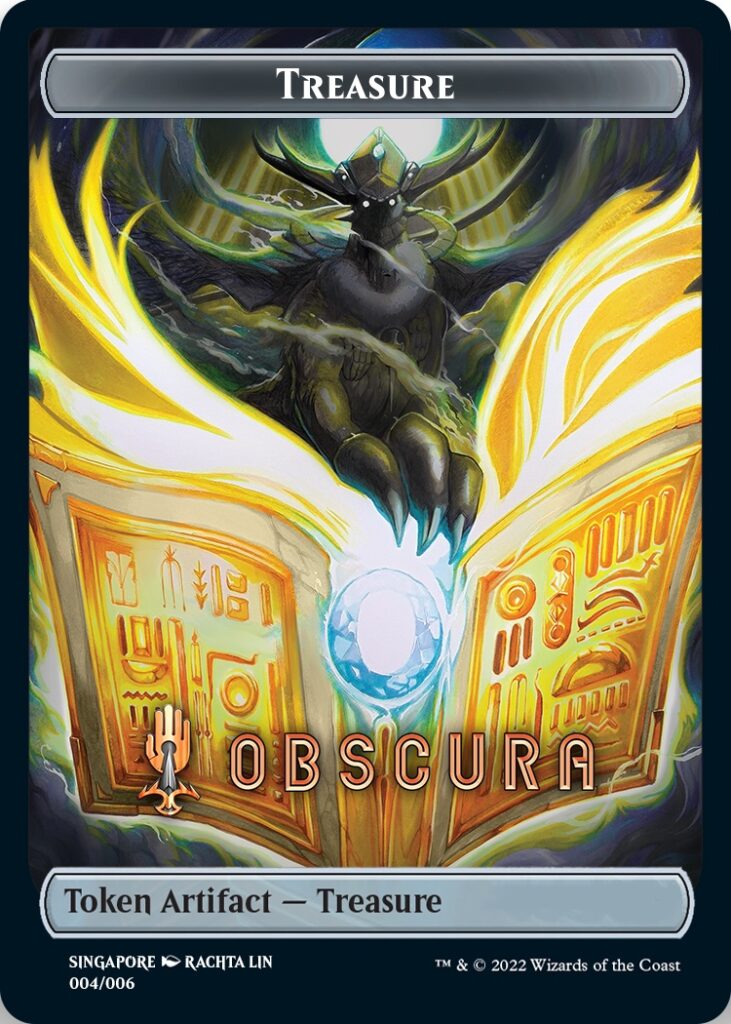 Treasure Token (Obscura) (Southeast Asia Artists) [Streets of New Capenna Tokens] | Silver Goblin