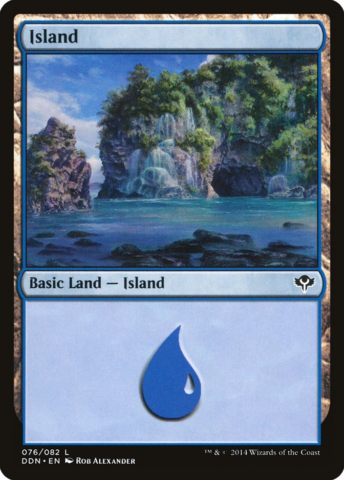 Island (76) [Duel Decks: Speed vs. Cunning] | Silver Goblin