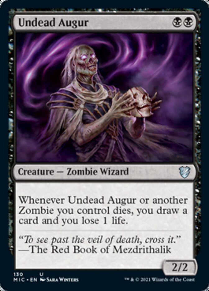 Undead Augur [Innistrad: Midnight Hunt Commander] | Silver Goblin